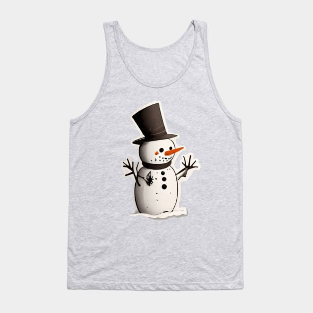 Cute Frosty Tank Top by Javisolarte